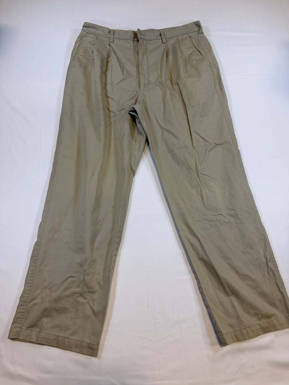 Haggar Generations Pleated Khaki Pants